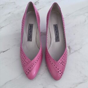 Evan Picone Pink Perforated Heels